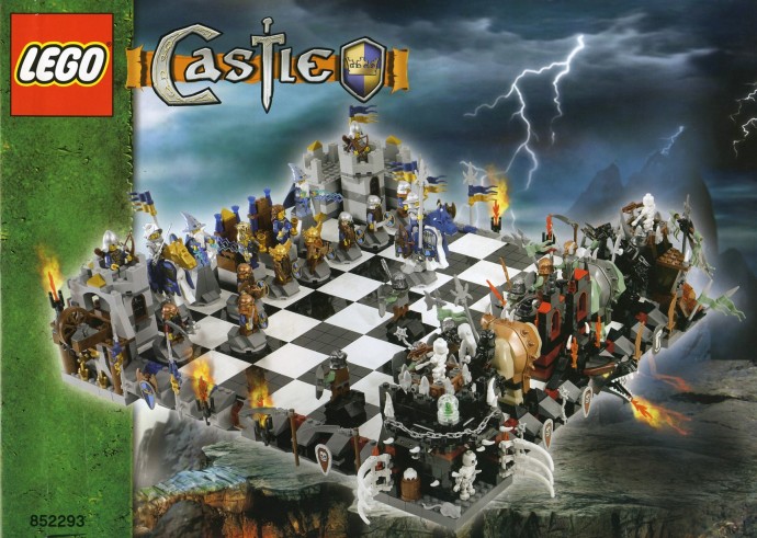 Lego castle 2024 chess set