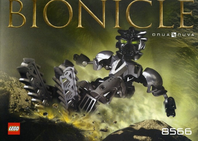 #8566 BLACK Lego Bionicle Toa Super Nuva Onua
