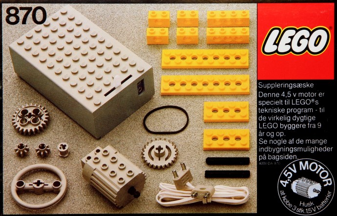 LEGO 870 Technical Motor, 4.5V