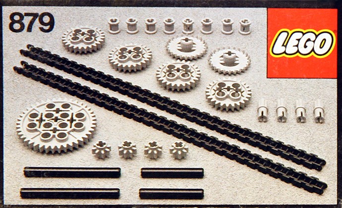 Random set of day: Gear Wheels with Chain Links | Brickset: LEGO set guide and database