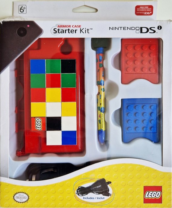 LEGO 880011 Armor Case Starter Kit for Nintendo DSi, Classic Red