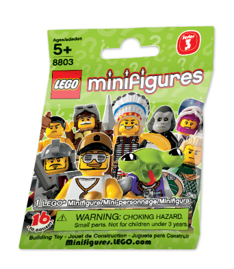 Factory Sealed MULTI LISTING NEW Genuine LEGO Minifigures Series 3 8803 