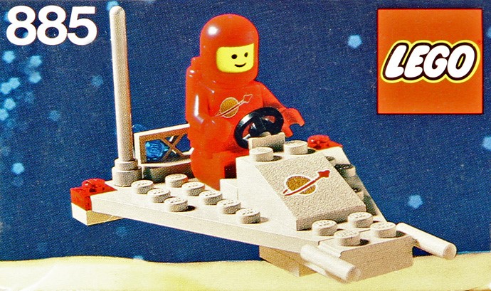 LEGO® Space Classic 1x4 grau mit grill 310p04 aus 1968 6950 