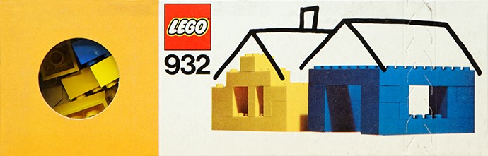 LEGO 932 Blue and Yellow Bricks