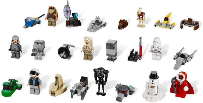 LEGO Star Wars Advent Minifigure 9509 R2-D2 Snowman Droid 