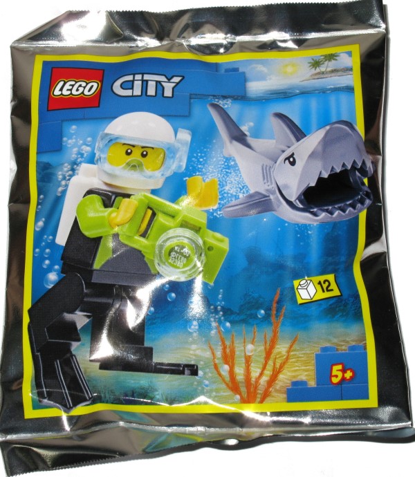 LEGO 952019 Scuba Diver and Shark