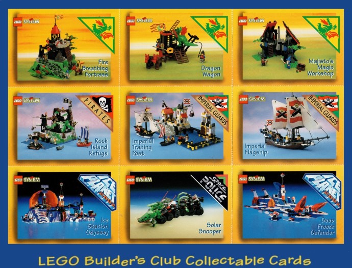 LEGO cc93lbcfs 1993 Full Sheet - Lego Builder's Club
