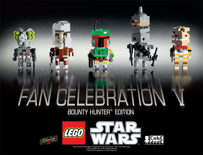 LEGO celebv Fan Celebration V - CubeDude - The Bounty Hunter Edition