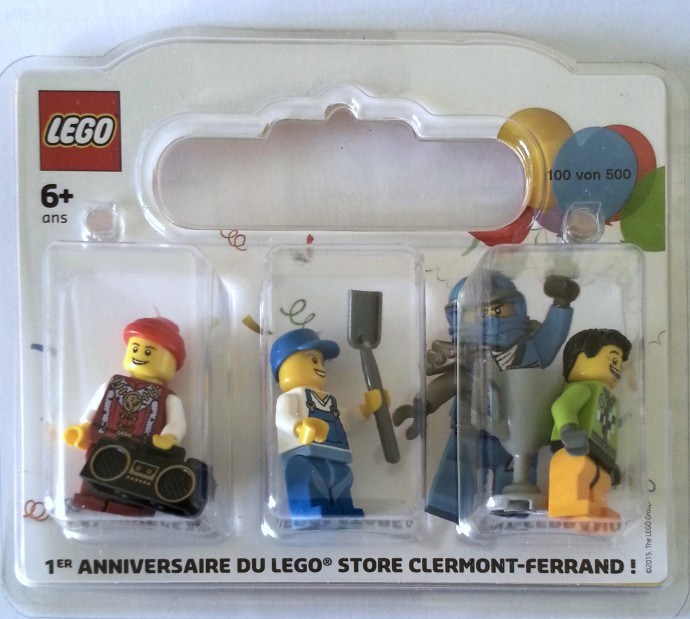 LEGO ClermontFerrand-2 Clermont-Ferrand 1st anniversary Exclusive Minifigure Pack