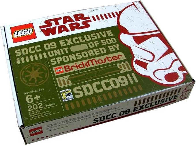 LEGO comcon010 Mini Republic Dropship Mini AT-TE Brickmaster Pack (SDCC 2009 exclusive)