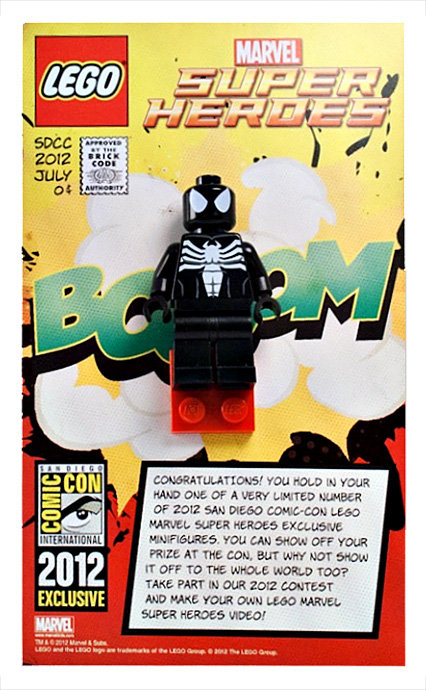 LEGO comcon023 Spider-Man in Black Symbiote Costume 