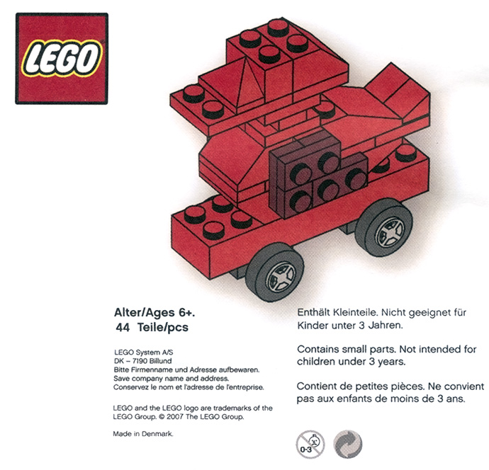 LEGO Duck75 75th Anniversary LEGO Duck on Wheels