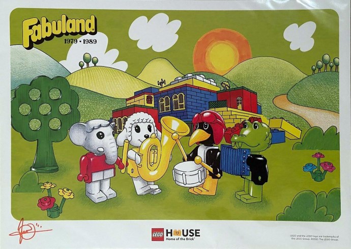 LEGO FABULANDART Fabuland Tribute Art Print