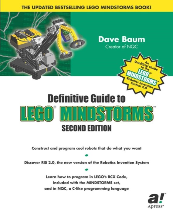 LEGO ISBN9781590590638 Dave Baum's Definitive Guide To LEGO MINDSTORMS