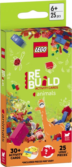 LEGO ISBN9781837250622 ReBuild activity cards: Animals