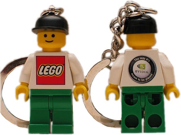 LEGO KCP05 Nvidia Male Minifigure Key Chain