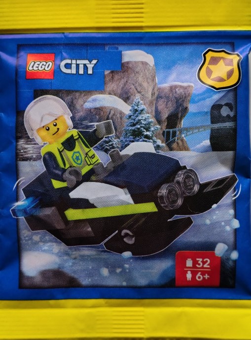 LEGO 0002220 Police Officer with Snowmobile instructions