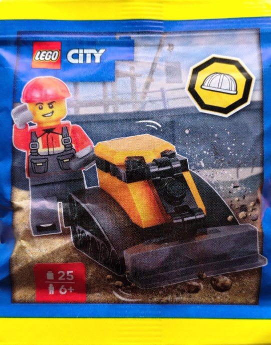 LEGO 0002221 Construction Worker with Bulldozer instructions