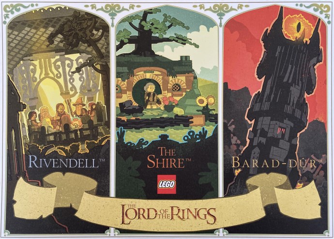 LEGO 6594064 The Lord of the Rings: Trio Art Print