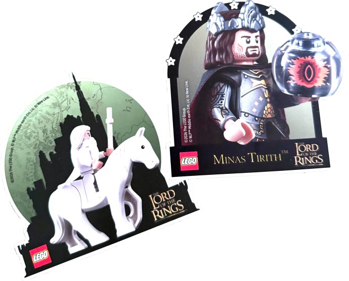 LEGO LOTRSTICKER Minas Tirith Stickers