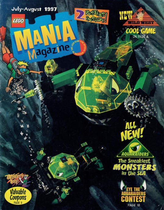 LEGO MM17JUL1997 Mania Magazine July - August 1997