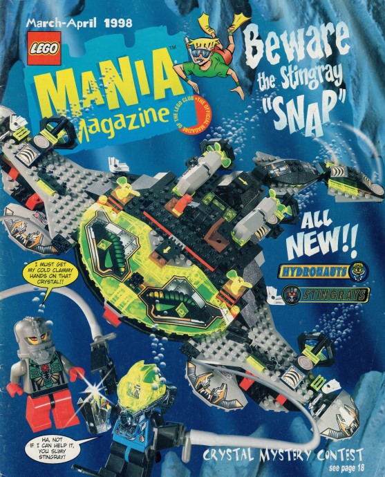 LEGO MM21MAR1998 Mania Magazine March - April 1998
