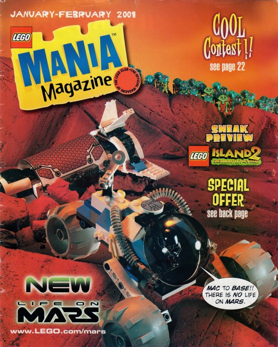 LEGO MM38JAN2001 Mania Magazine January - February 2001