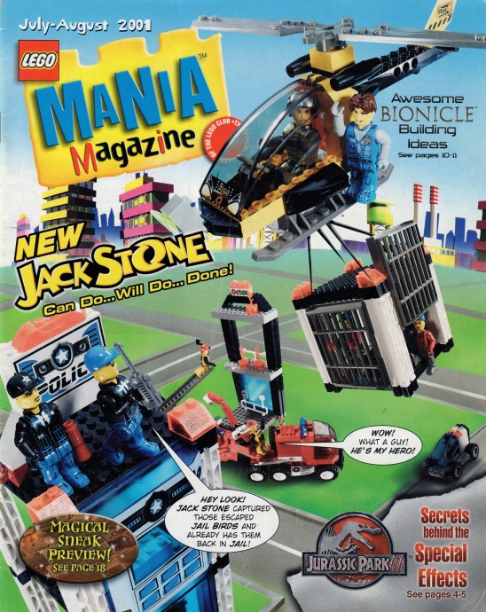 LEGO MM41JUL2001 Mania Magazine July - August 2001