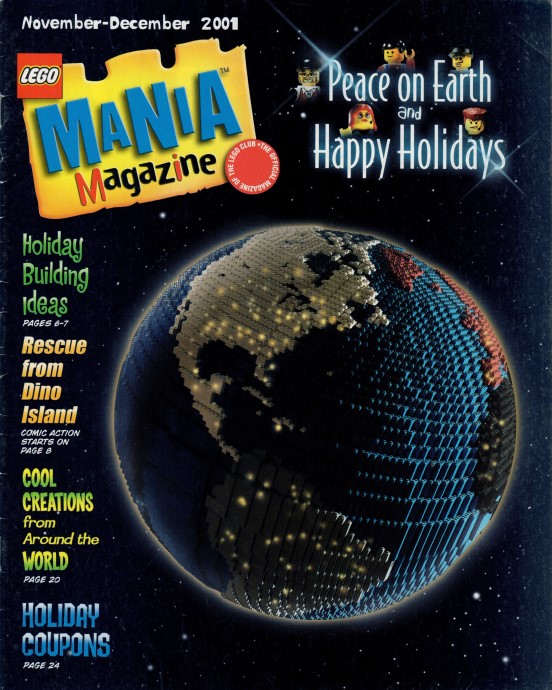 LEGO MM43NOV2001 Mania Magazine November - December 2001