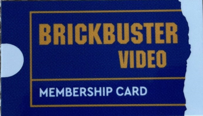 LEGO SDCC2023-7 Brickbuster Video membership card