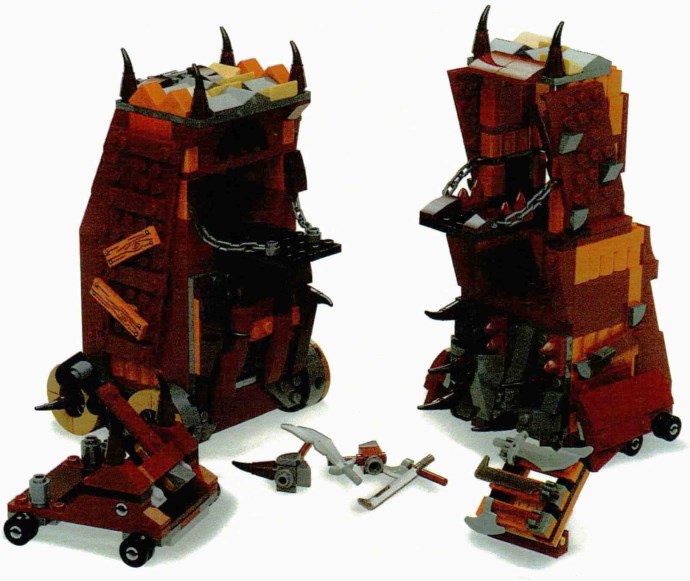 LEGO® Siege Tower bouwinstructies + onderdelenlijst — Minas Tirith Make and Take