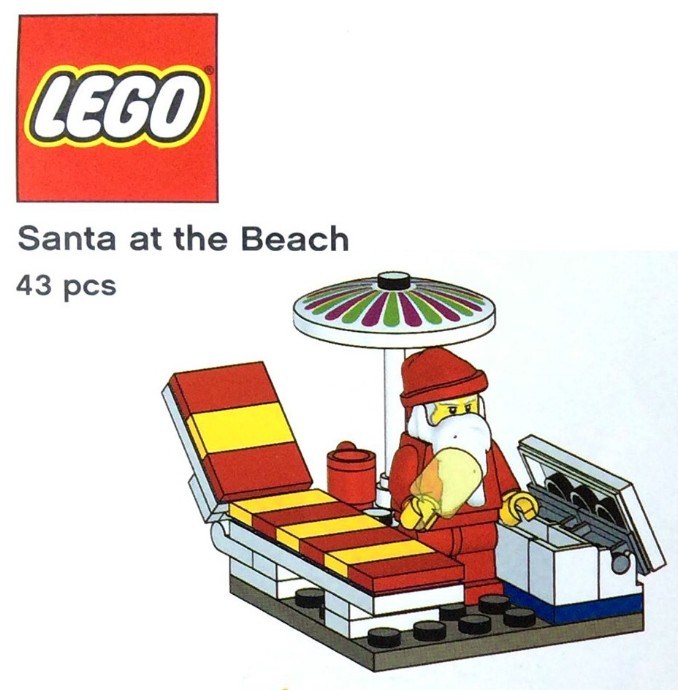 LEGO TRUSANTA Santa at the Beach