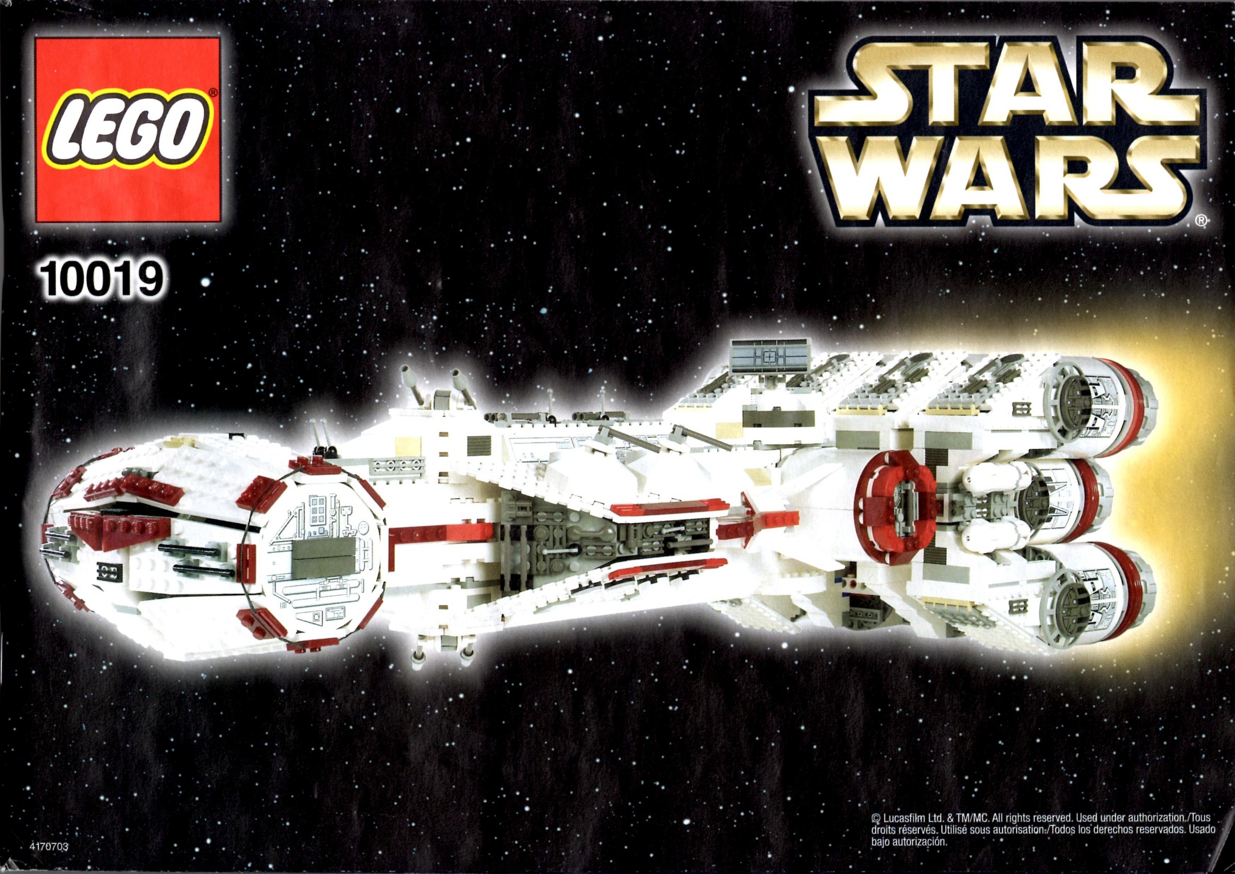 LEGO Star Wars white Plate 8 x 8 ref 30504 Set 10019 7665 10213 7931 7470 5892 