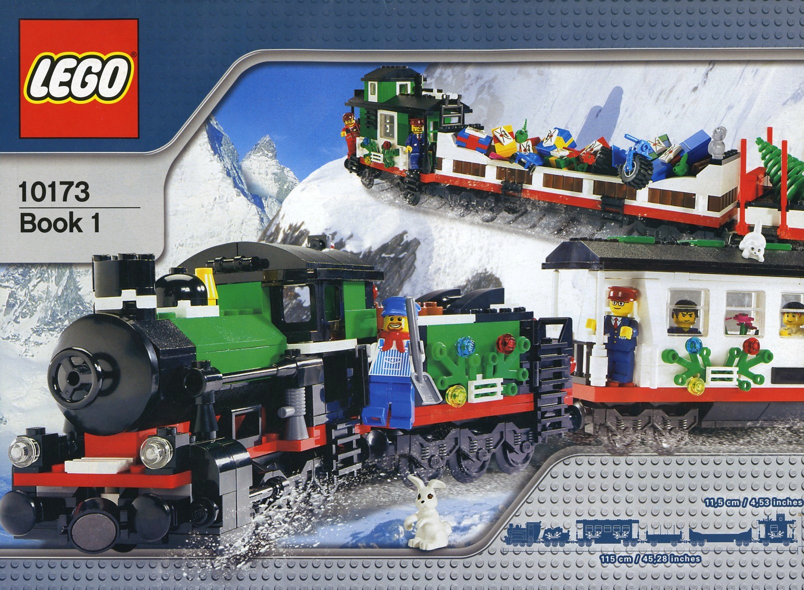 Lego Personnage minifigur ferroviaire Schaffner trn123 Conductor de Set 10173 