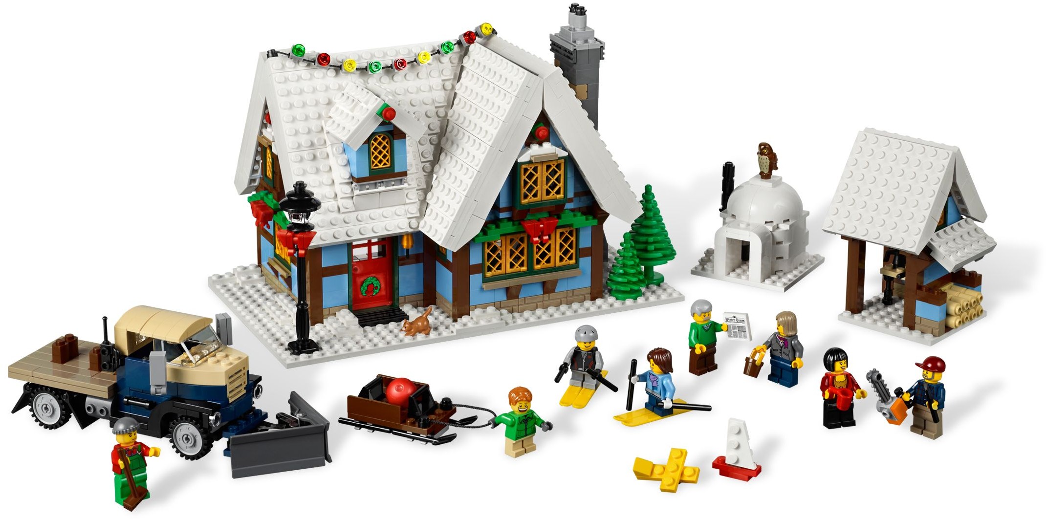 lego christmas village sets