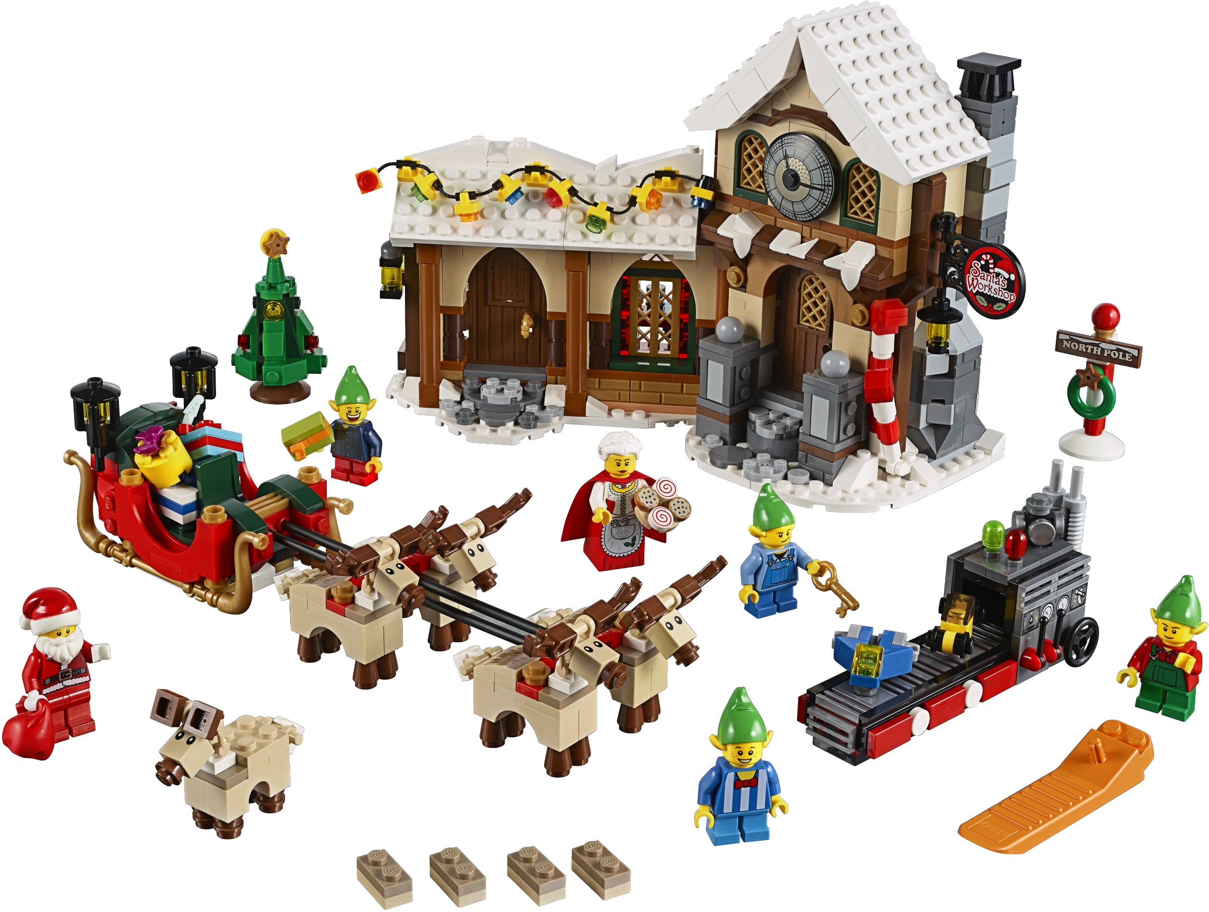 Lego 25 New Yellow Minifigure Headgear Hat Elf Ears Christmas Santas Helpers 