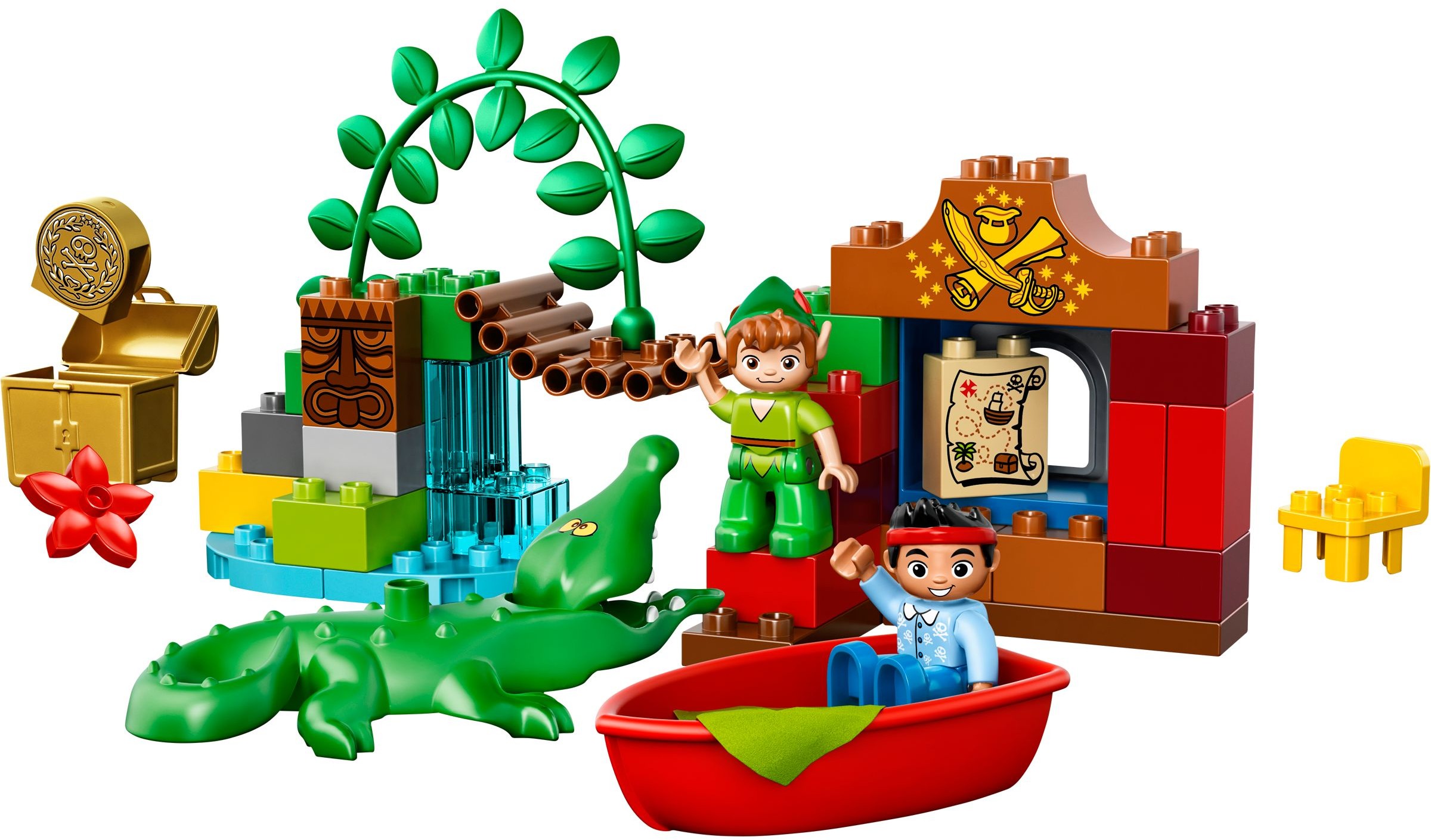 LEGO duplo Pirate Jake and Neverland Pirates with Captain Hook and