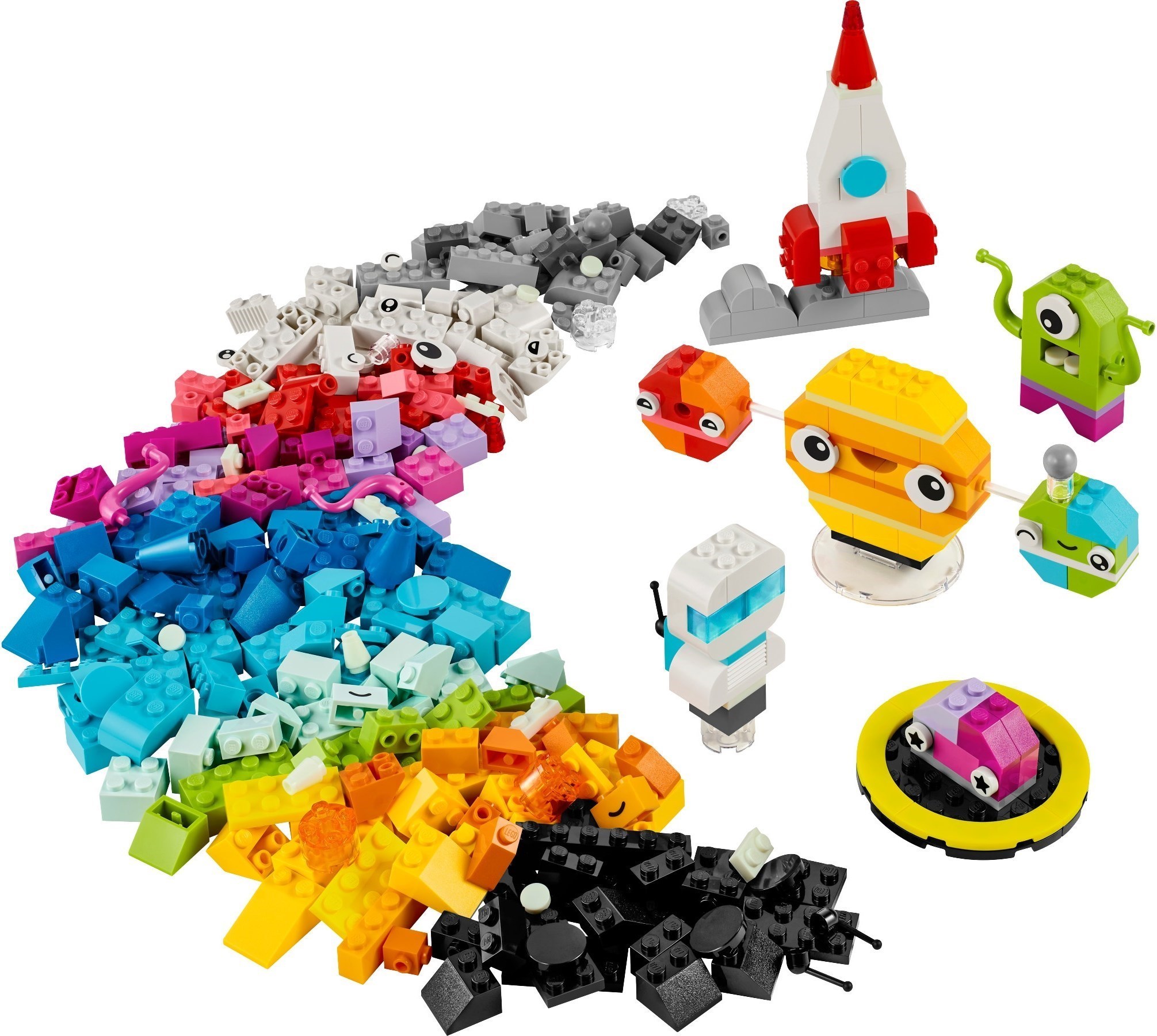 LEGO Set 11013-1 Creative Transparent Bricks (2021 Classic)