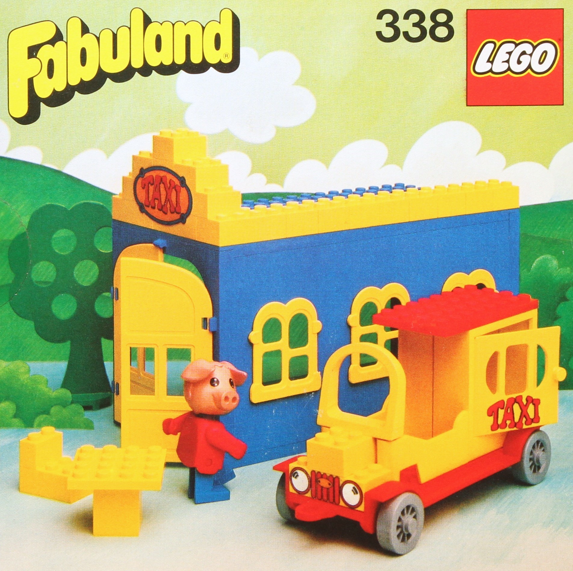 Lego 1x Fabuland Building Wall 2x6x7 Squared Wind x637 Choose Model 