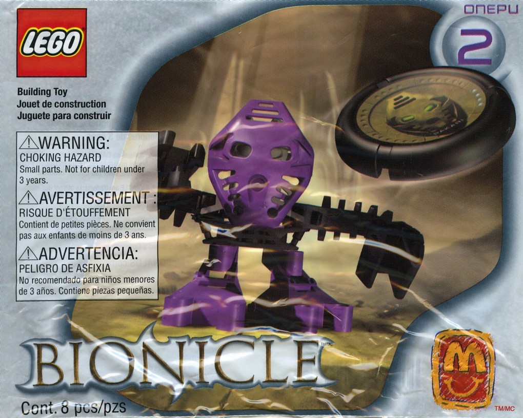 2001 LEGO Bionicle McDonalds #1 HUKI Promo 1388 Matoran for sale online 