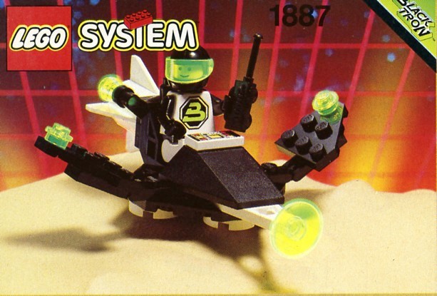 LEGO Blacktron 2 Minifigure Vintage Space 1479 1887 1891 6812 6861 