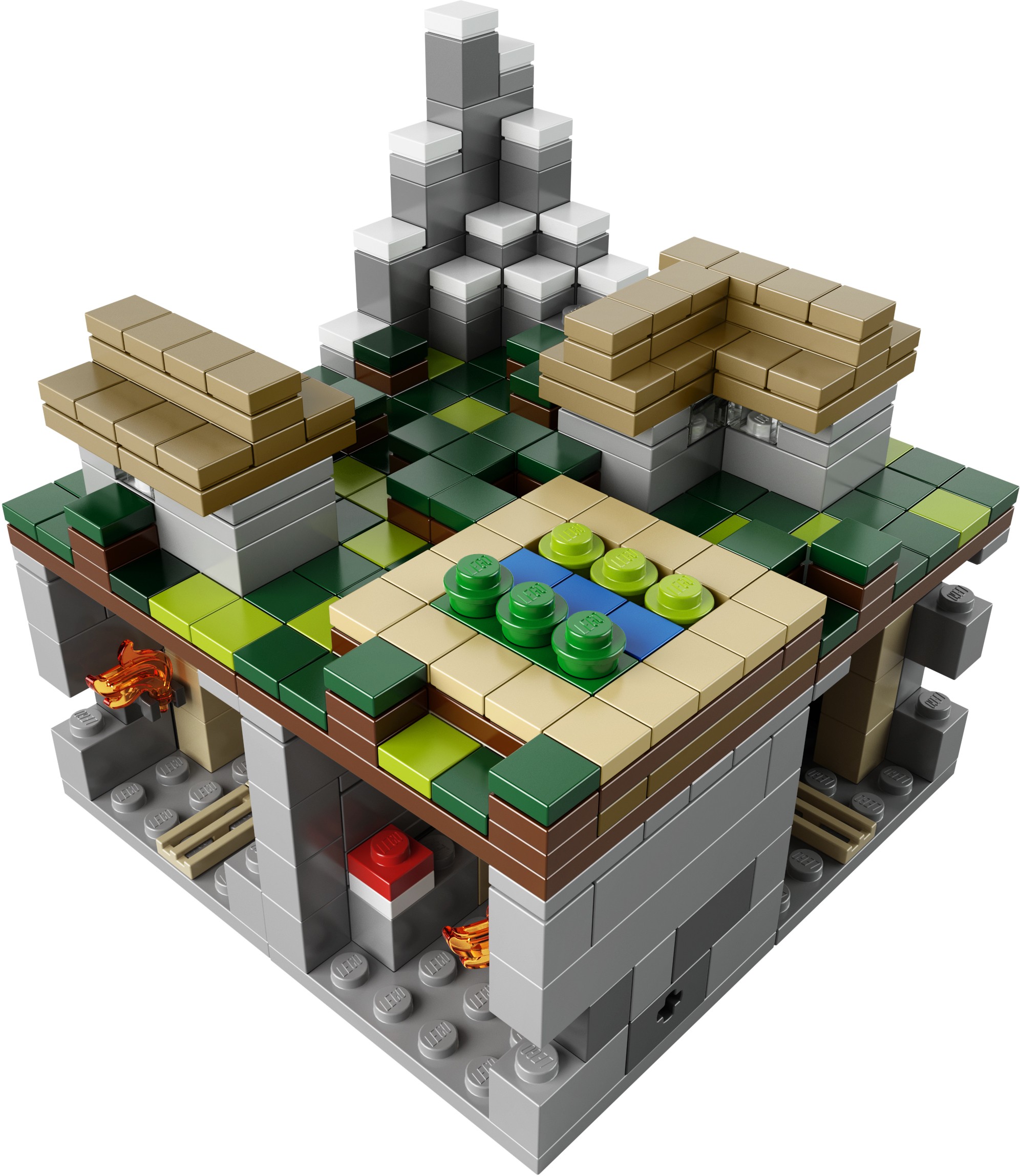 Bowling Sjov stof LEGO Minecraft Micro World | Brickset