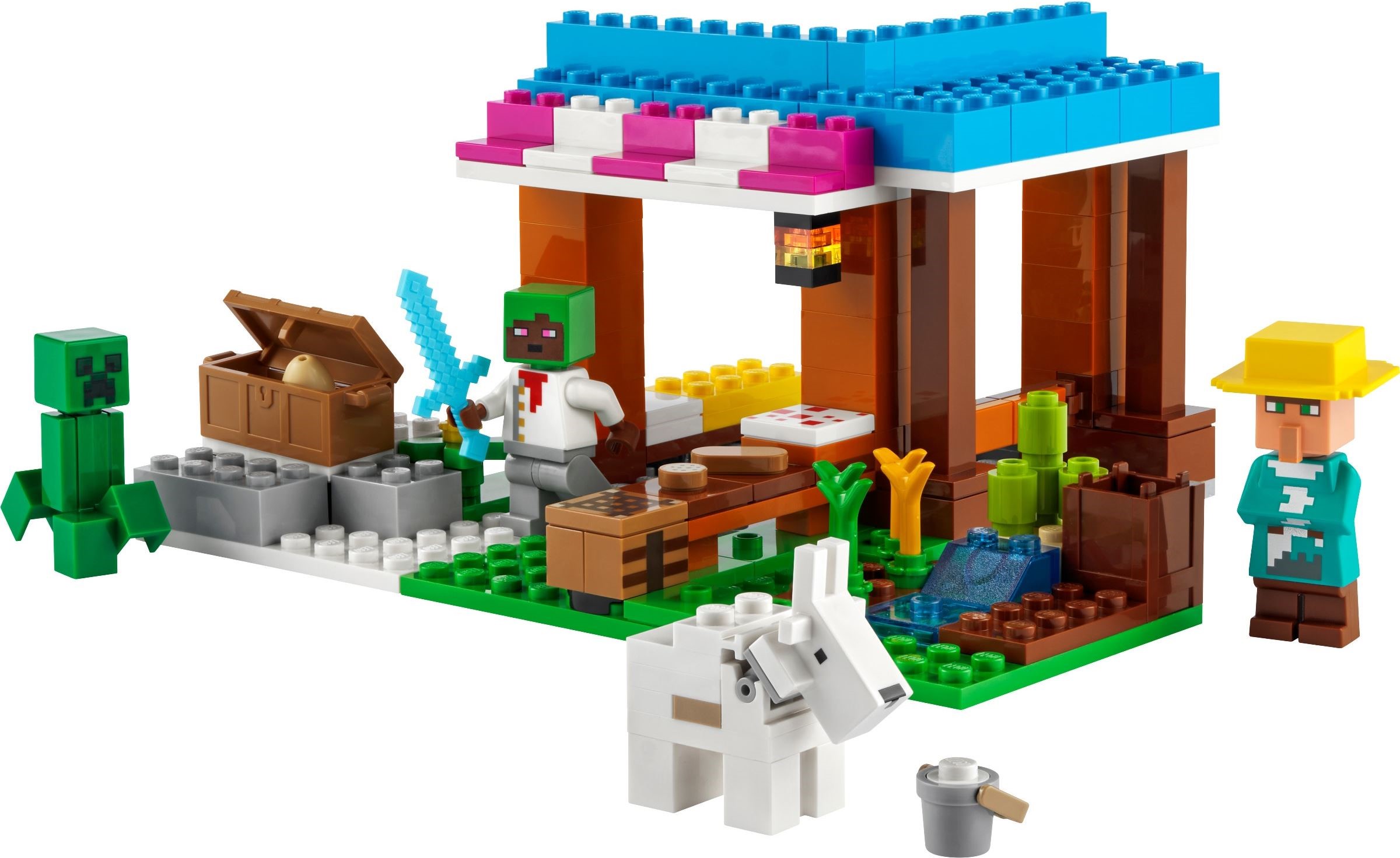 Lego Minecraft Overworld Adventures 3 In 1 Building Set Pack 66779 : Target