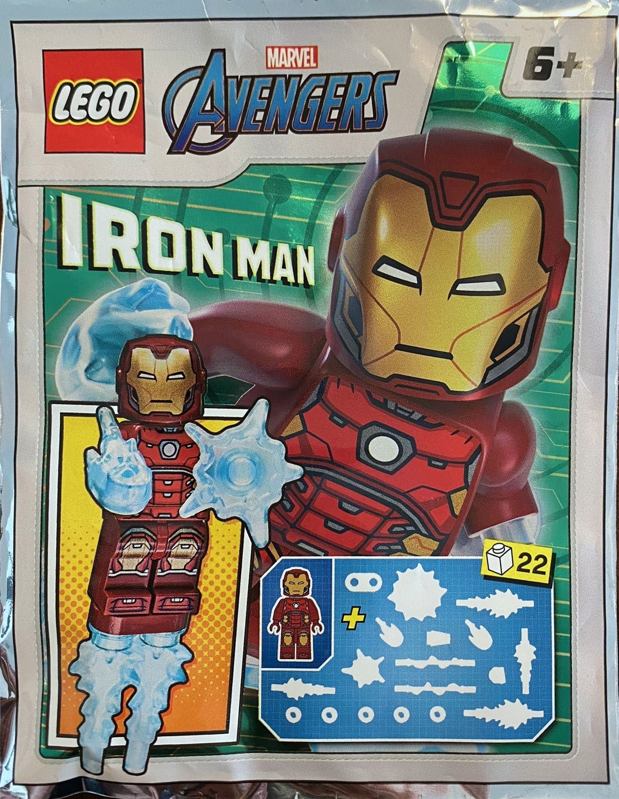Lego® SH612, SH649 minifigure Super Heroes Marvel Avengers, Iron Man