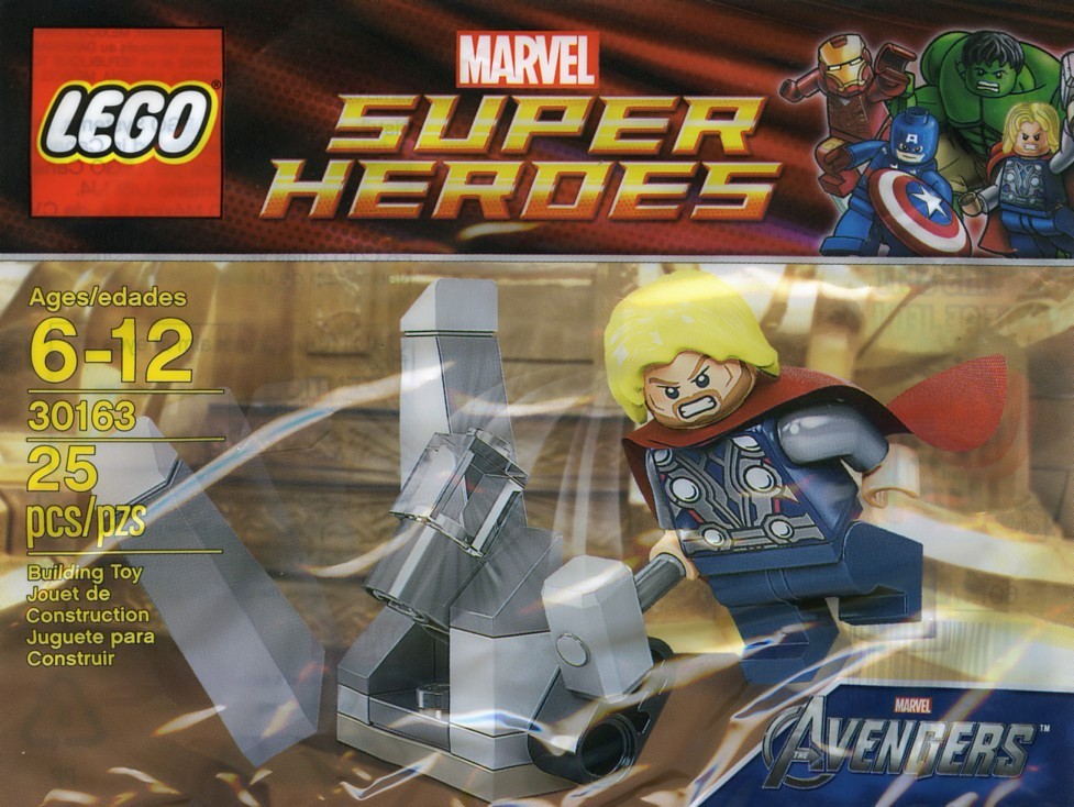 LEGO Brand New THOR Super heroes Minifigure Marvel Collectable Set 30165 