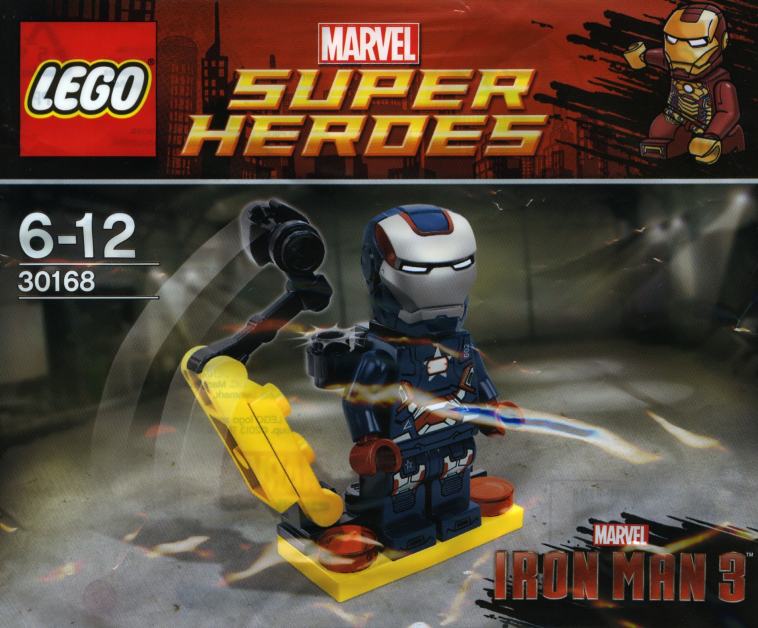 Ironman Iron Patriot Minifigure Marvel Superhero AU Seller FREE POST 
