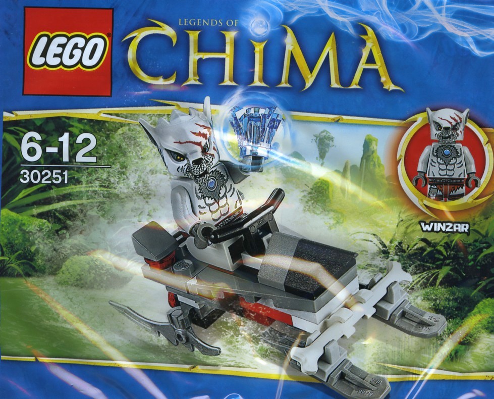 Lego Chima 2013 New Minifig Skunk Tribe Speedor Vehicle Rip Cord Toy