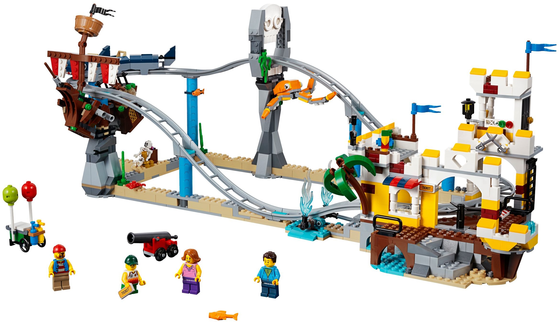 cheap lego roller coaster