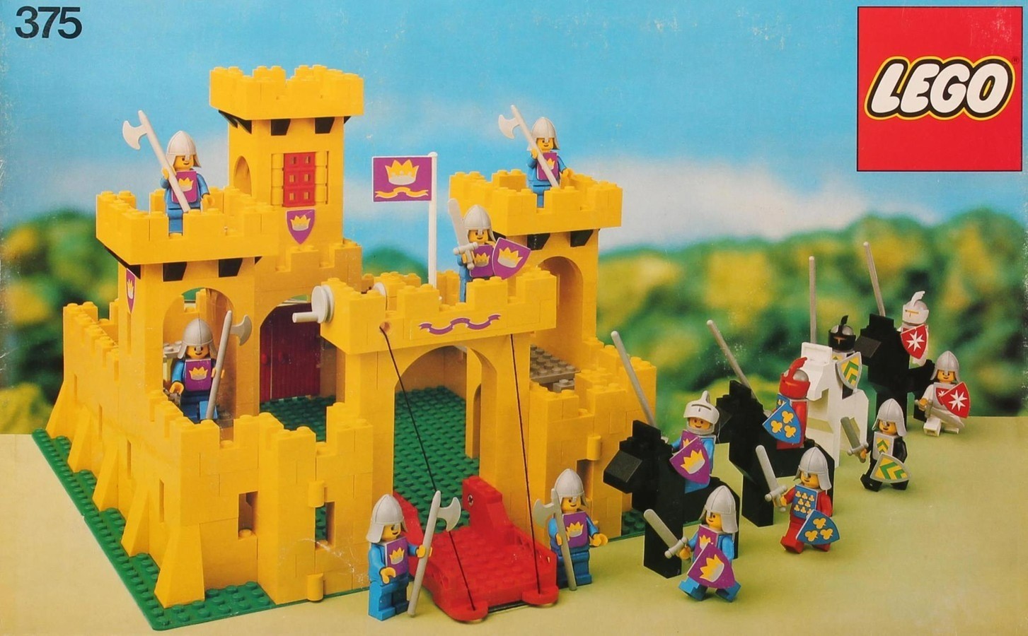 Lego Classic Castle Minifigure Soldati Principe 0016 383 677 6002 6077 6083 