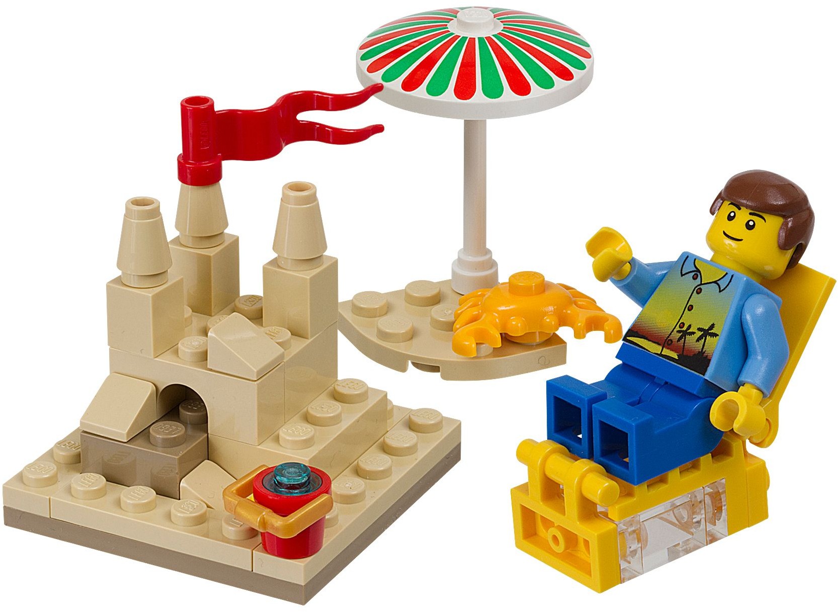 lego beach scene